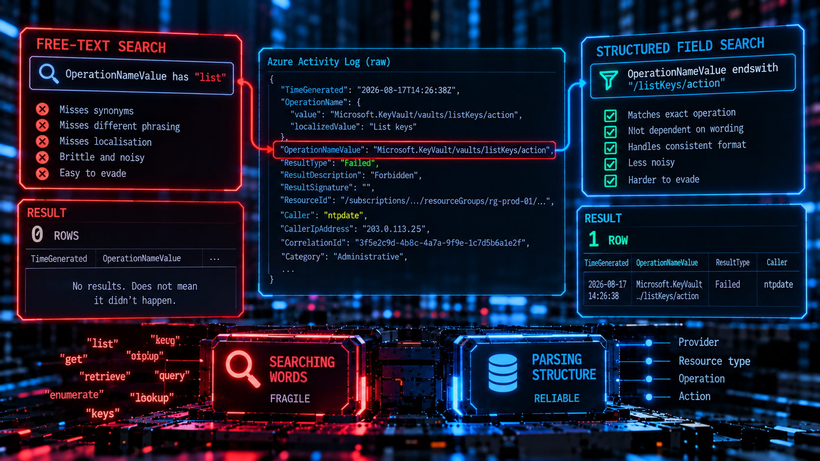 Structured Parsing vs Free-Text Search